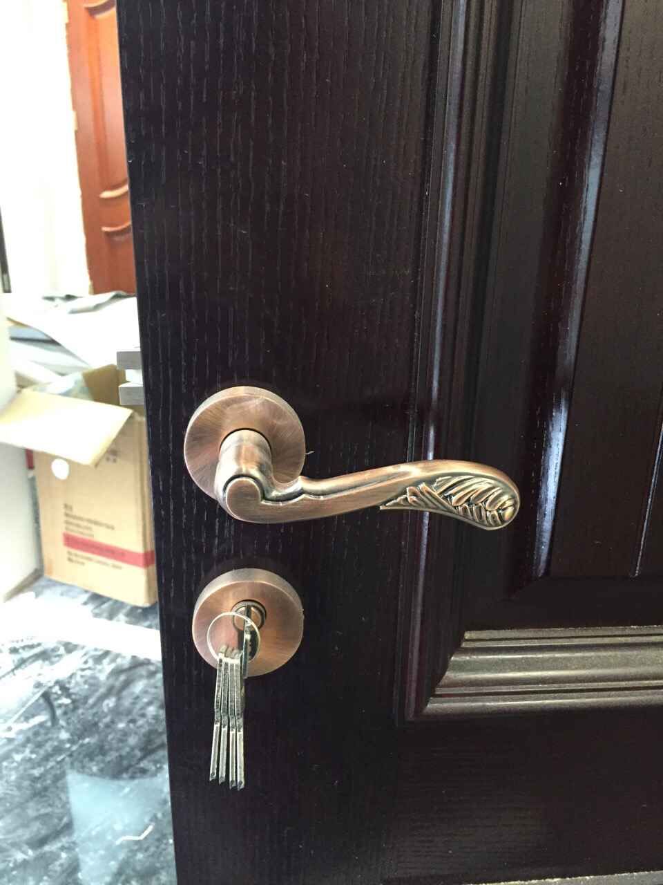 別墅門鎖客戶實拍圖