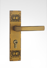 古典小面板執手銅鎖 29B02 古典小面板執手銅鎖 29B02